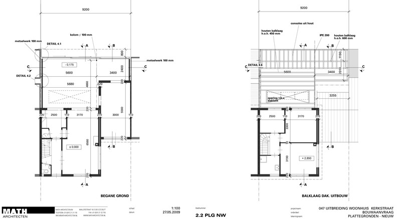 extension of house Kerkstraat | Wassenaar