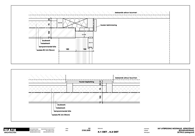 extension of house Kerkstraat | Wassenaar