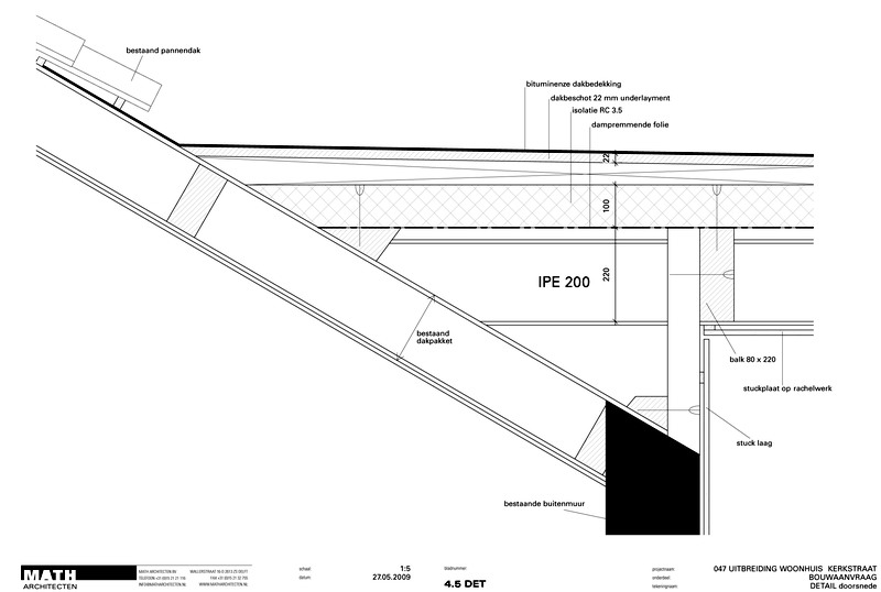 extension of house Kerkstraat | Wassenaar