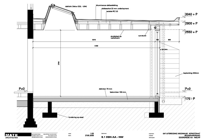 extension of house Kerkstraat | Wassenaar