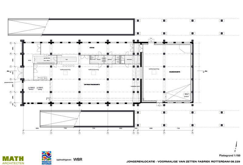 youth centre in former factory | Rotterdam